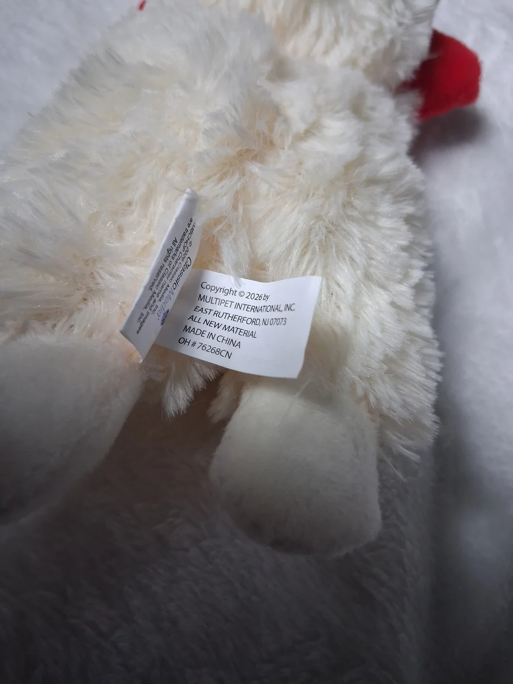 LAMB CHOP, Squeeky Dog Toy Small 6